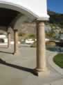 Patio Stone Faux Columns